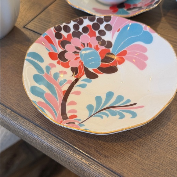 Lenox x Kate Spade Gwinnett Lane Creme Tea Cup & Saucer Set - Picture 7 of 8